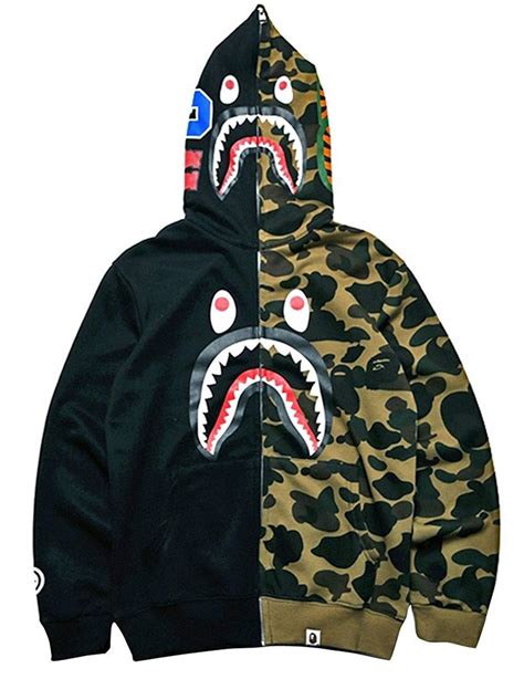 bape adidas hoodie replica|Bape hoodie shark real.